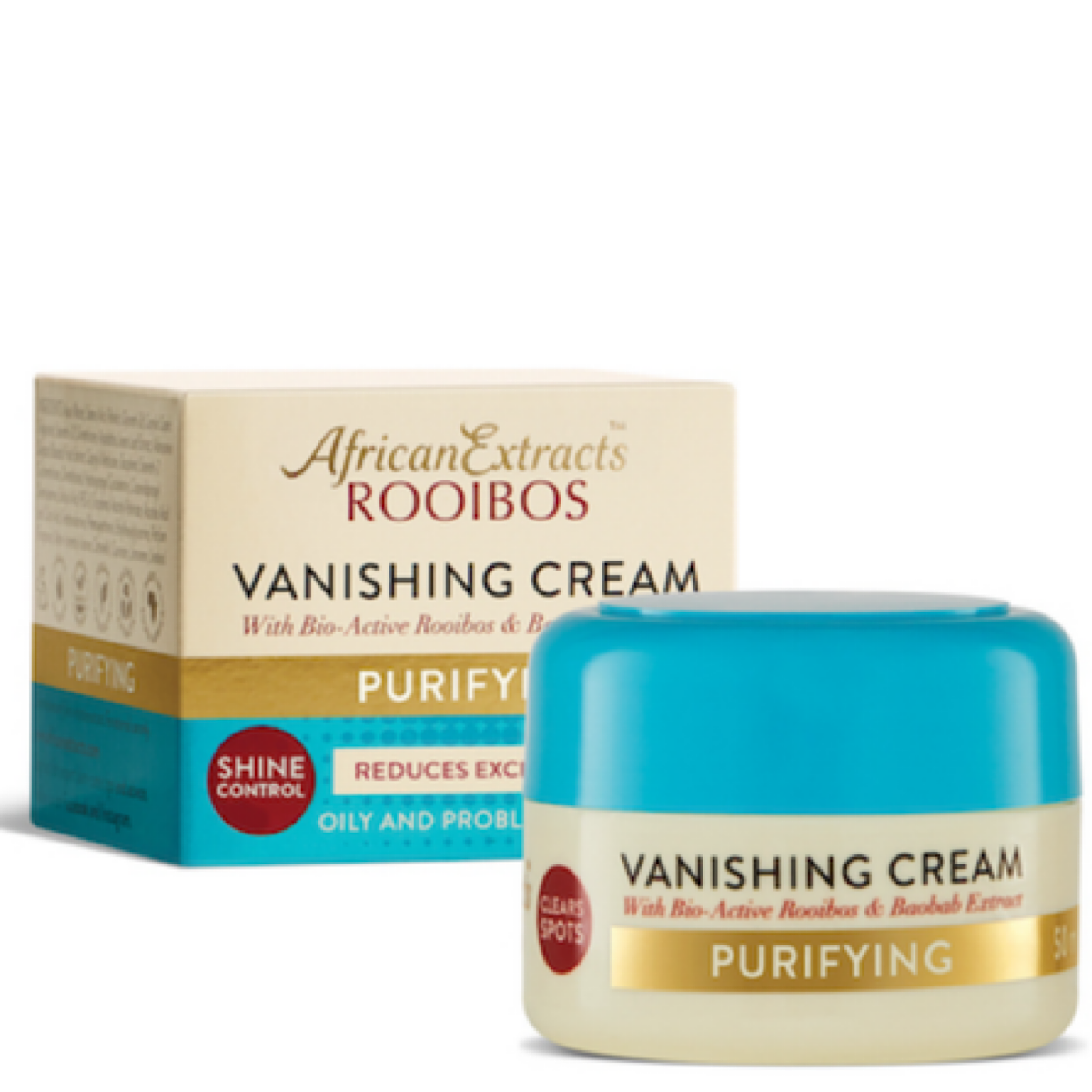 African Extracts Rooibos Purifying Vanishing Cream 50ml